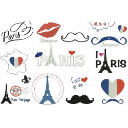 Stickserie - Paris Paris